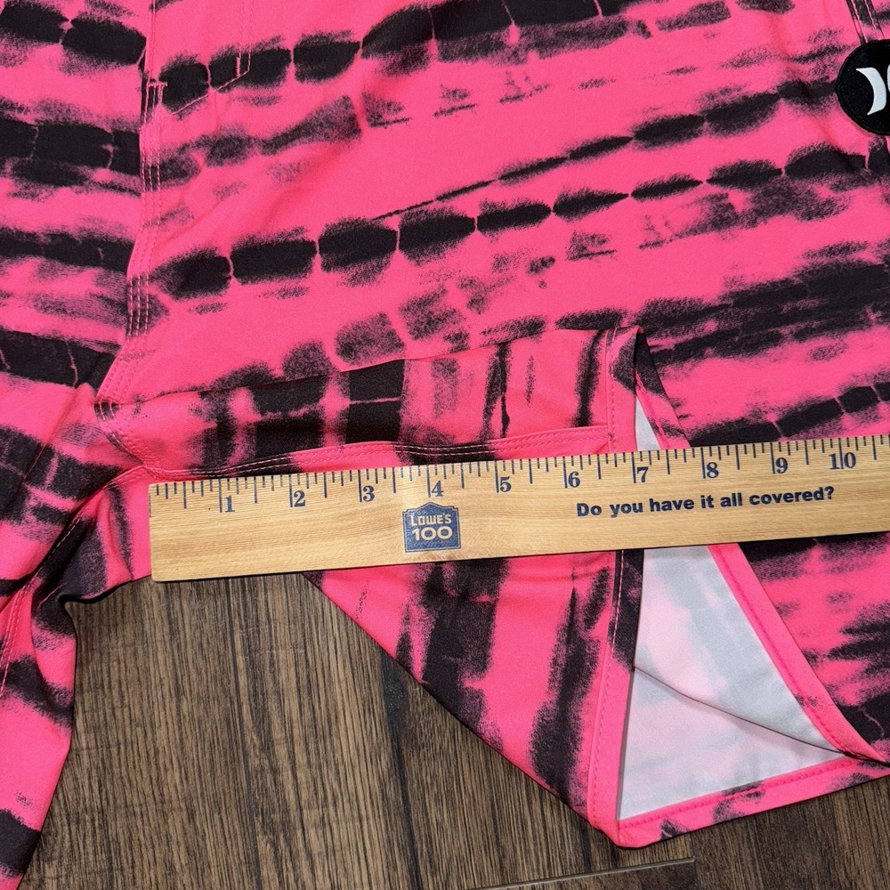 HURLEY Phantom 18" Board Shorts Men Size 38 Stretch Pink Black Swim Trunks NWT - Picture 4 of 7